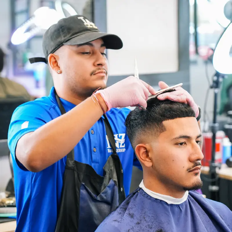 Adam Rodriguez, barber at NZ Barbershop