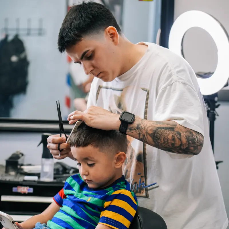 Joseph Carranza, barber at NZ Barbershop